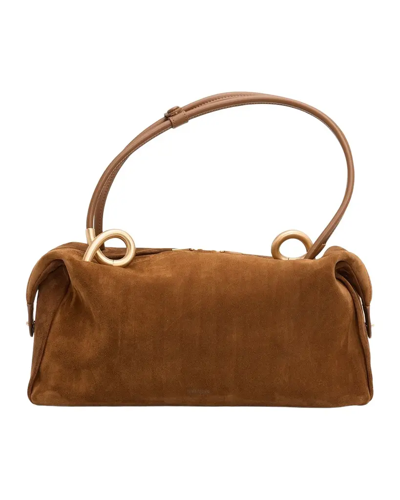 Azariah Suede Satchel Bag