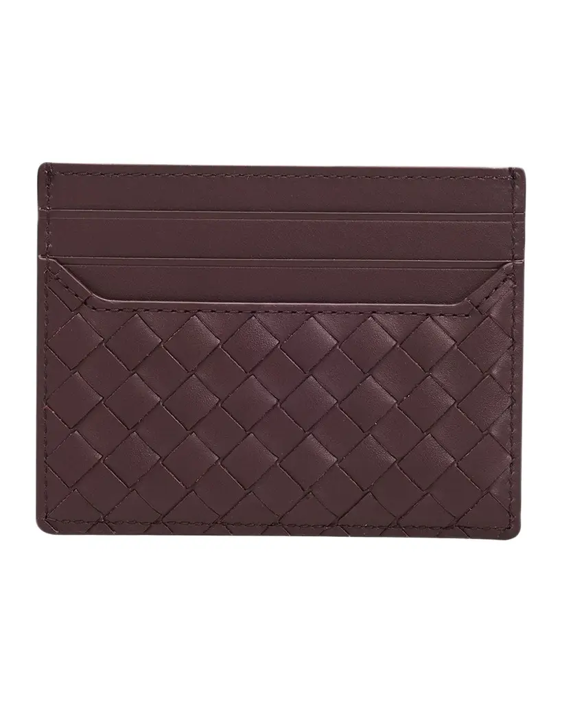 Bottega Veneta Men's Intrecciato Piccolo Leather Card Holder | Image 1 Bottega Veneta Men's Intrecciato Piccolo Leather Card Holder | Image 1