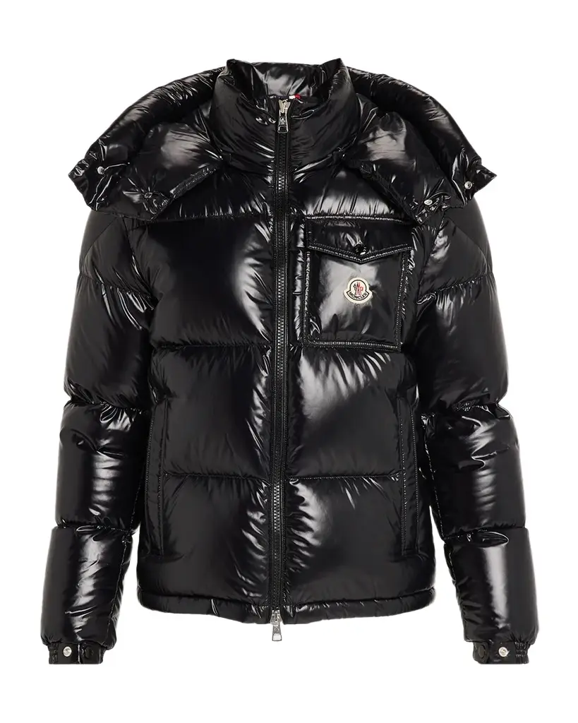 Moncler Men's Montbeliard Hooded Short Down Jacket | Image 1 Moncler Men's Montbeliard Hooded Short Down Jacket | Image 1
