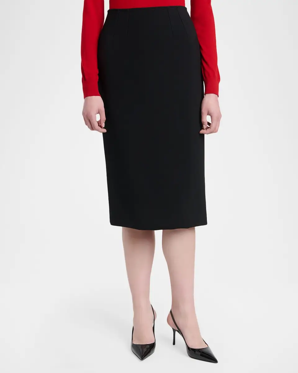 Dolce & Gabbana Double Crepe Sheath Midi Skirt | Thumbnail 4 Dolce & Gabbana Double Crepe Sheath Midi Skirt | Thumbnail 4