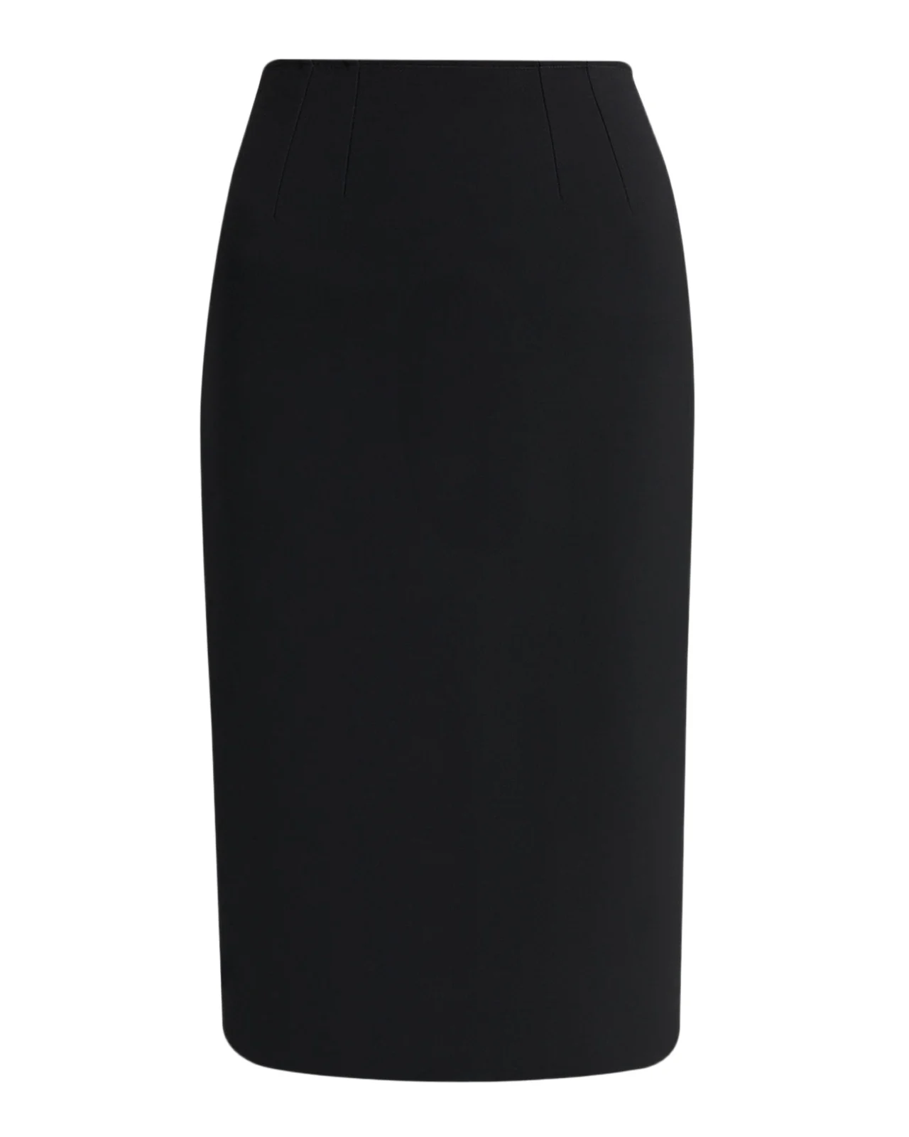 Double Crepe Sheath Midi Skirt Double Crepe Sheath Midi Skirt