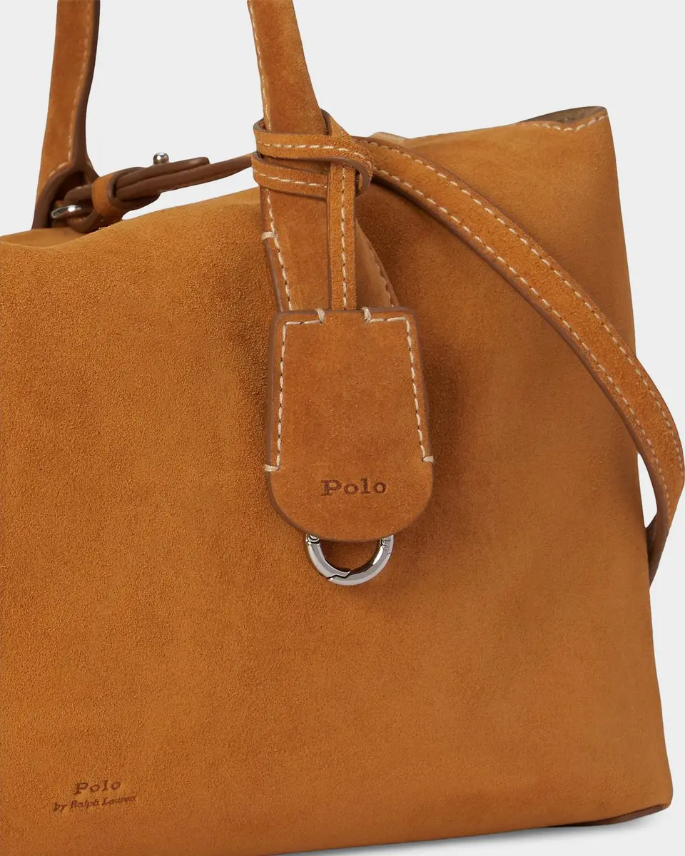 Polo Ralph Lauren Bellport Suede Satchel Top-Handle Bag | Thumbnail 6 Polo Ralph Lauren Bellport Suede Satchel Top-Handle Bag | Thumbnail 6