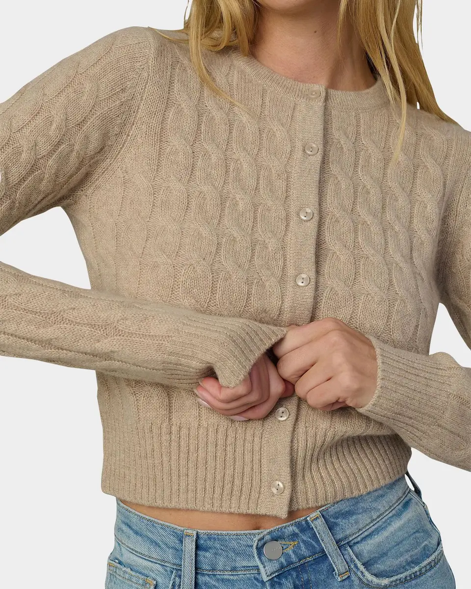 Joe's Jeans The Cable Dani Cashmere Cardigan | Thumbnail 5 Joe's Jeans The Cable Dani Cashmere Cardigan | Thumbnail 5
