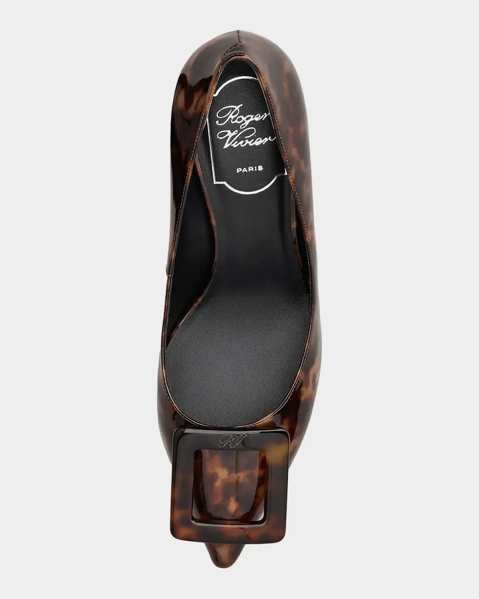 Roger Vivier Viv ' in the City 65mm Printed Patent Leather Pumps | Thumbnail 3