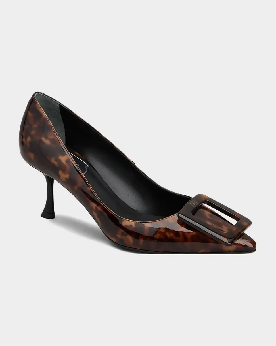 Roger Vivier Viv ' in the City 65mm Printed Patent Leather Pumps | Thumbnail 4
