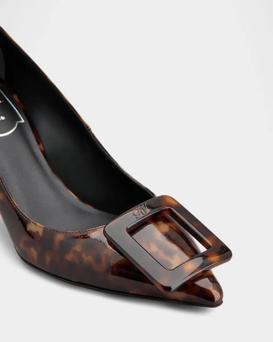 Roger Vivier Viv ' in the City 65mm Printed Patent Leather Pumps | Thumbnail 5