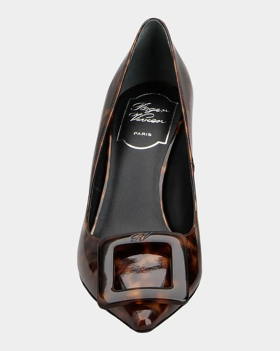 Roger Vivier Viv ' in the City 65mm Printed Patent Leather Pumps | Thumbnail 6