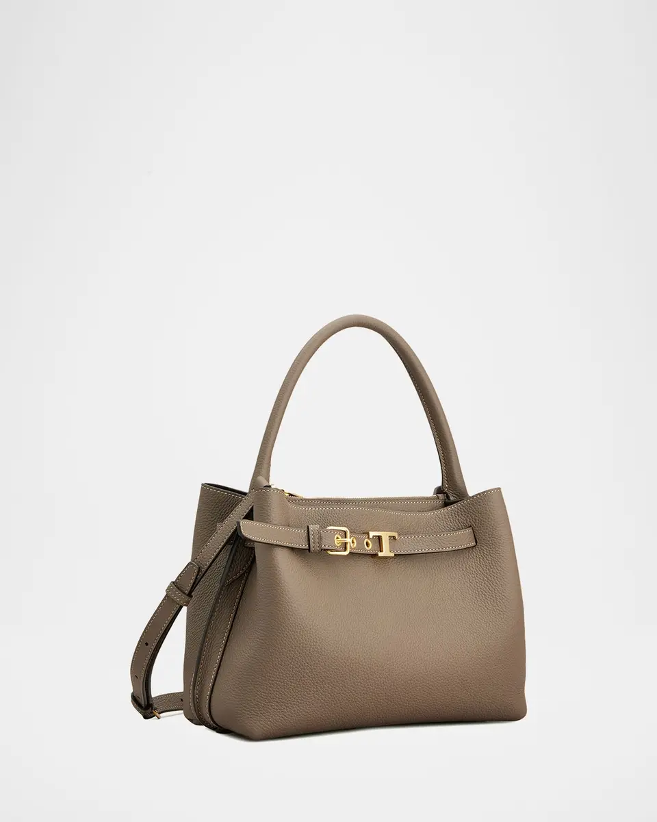 Tod's T Timeless Belted Leather Top-Handle Bag | Thumbnail 3