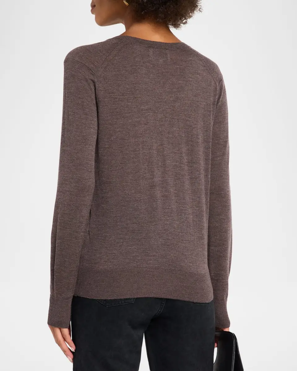 Loulou de Saison Julio Cashmere V-Neck Sweater | Thumbnail 3