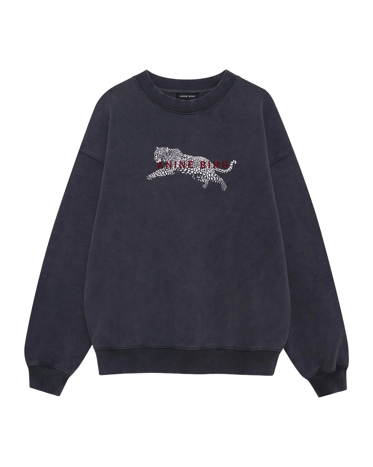Anine Bing Spencer Embroidered Sweatshirt