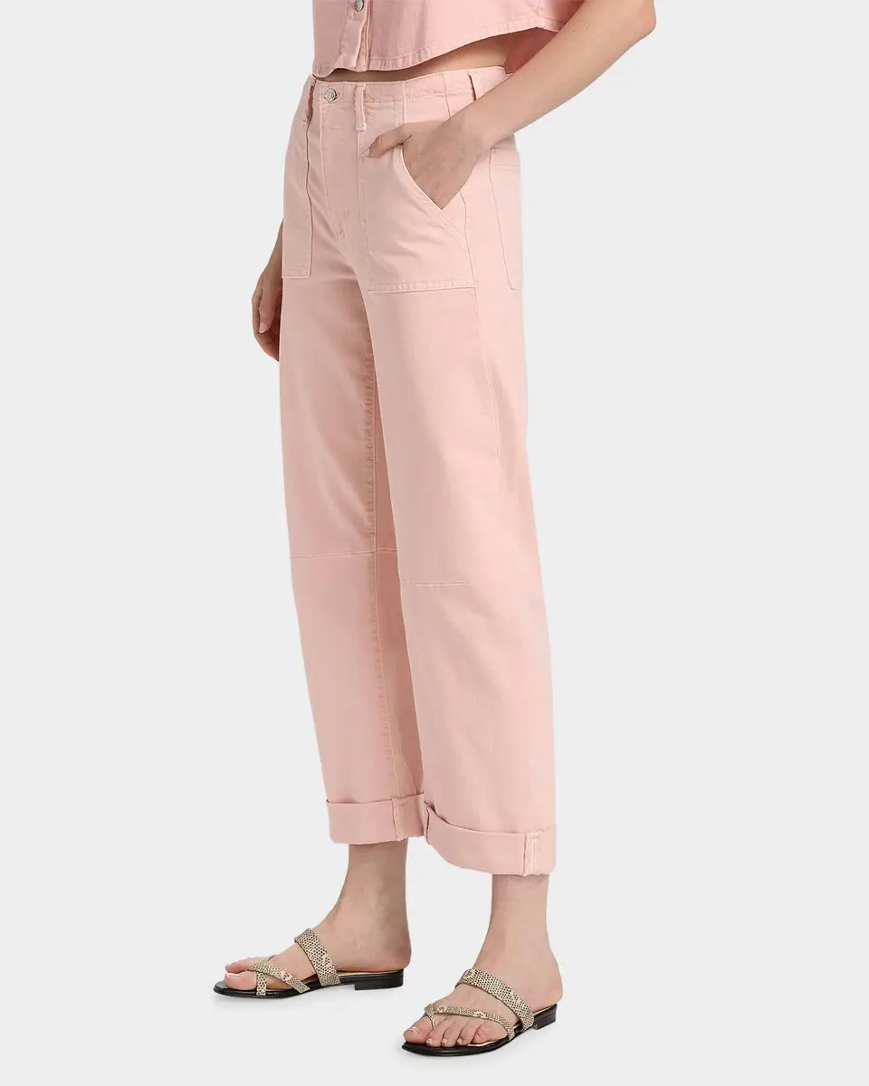 Le Jean Utility Soft Barrel Crop Jeans | Thumbnail 6 Le Jean Utility Soft Barrel Crop Jeans | Thumbnail 6