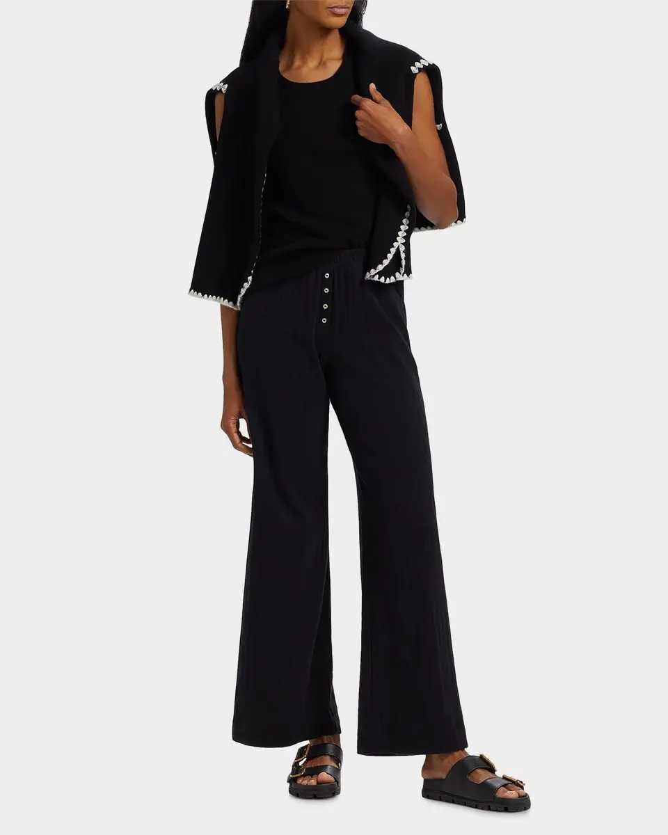 LESET CLONE Boxer Rib-Knit Pants | Thumbnail 2