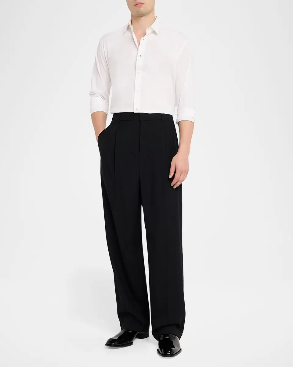 Saint Laurent Men's Milton Patent Leather Slip-On Oxfords | Thumbnail 3 Saint Laurent Men's Milton Patent Leather Slip-On Oxfords | Thumbnail 3