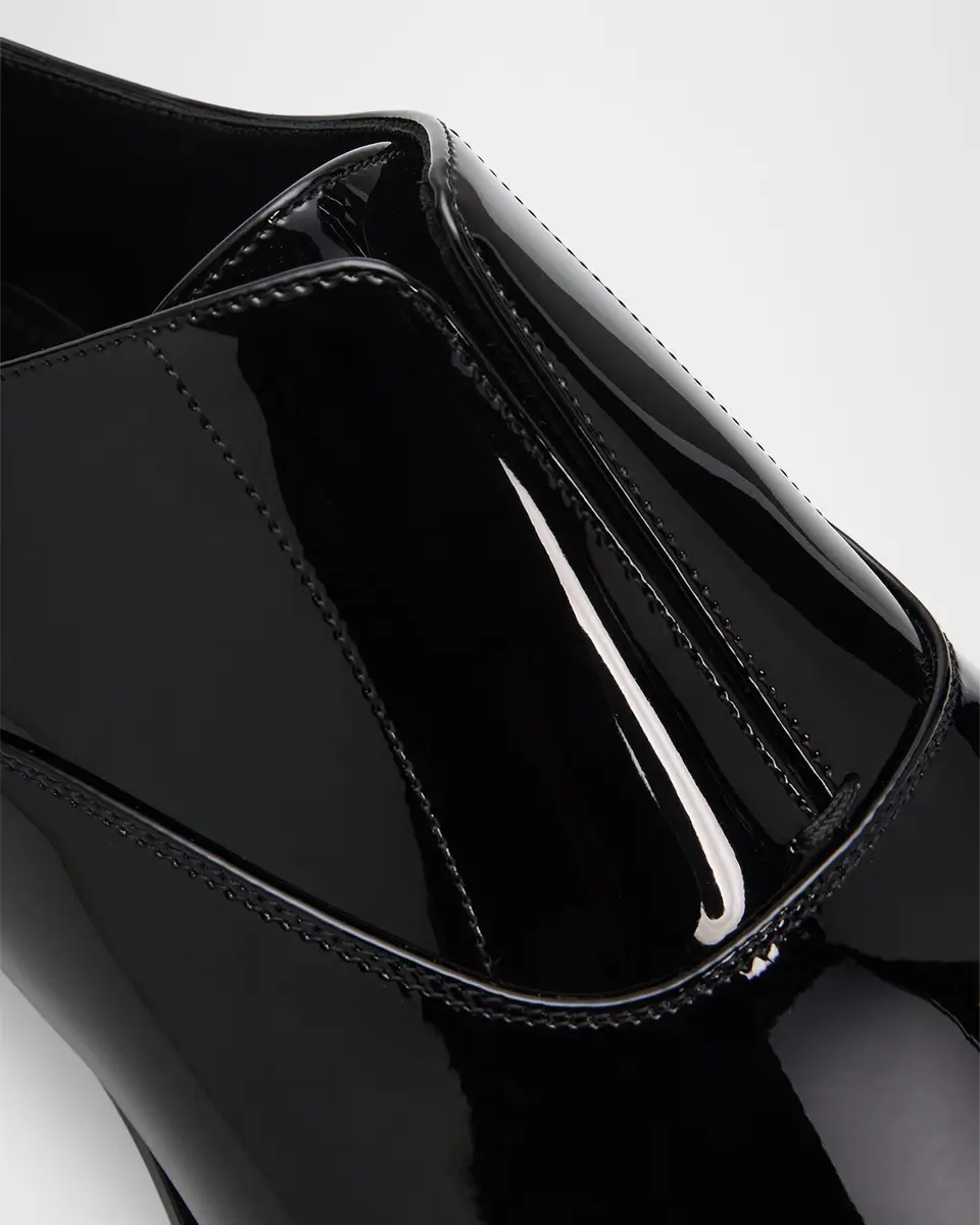 Saint Laurent Men's Milton Patent Leather Slip-On Oxfords | Thumbnail 5 Saint Laurent Men's Milton Patent Leather Slip-On Oxfords | Thumbnail 5