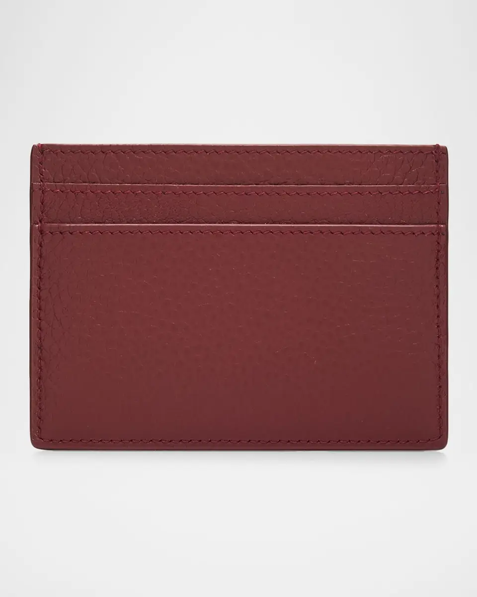 Saint Laurent Men's Cassandre Leather Card Holder | Thumbnail 4