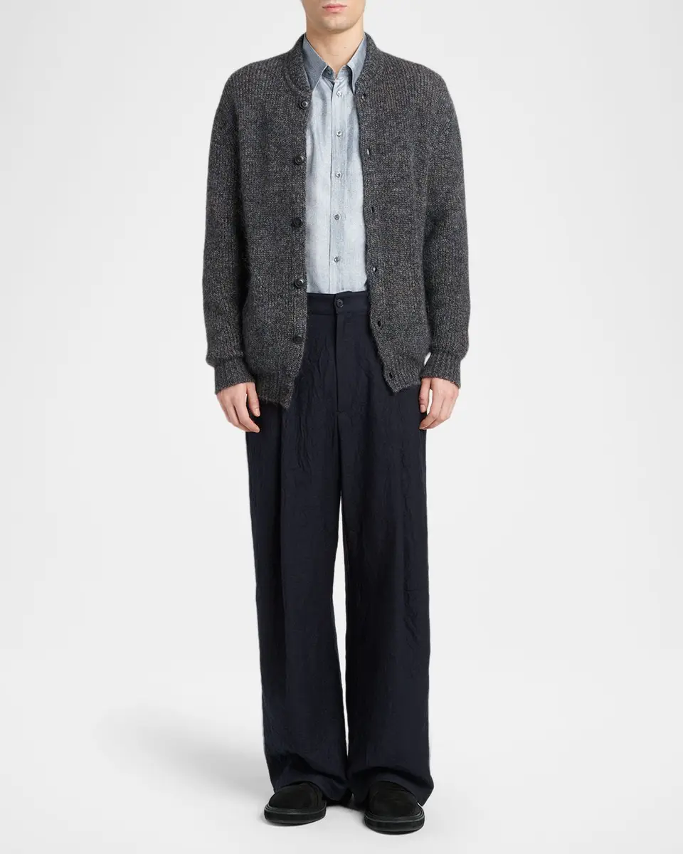 Giorgio Armani Men's Virgin Wool Pants | Thumbnail 2