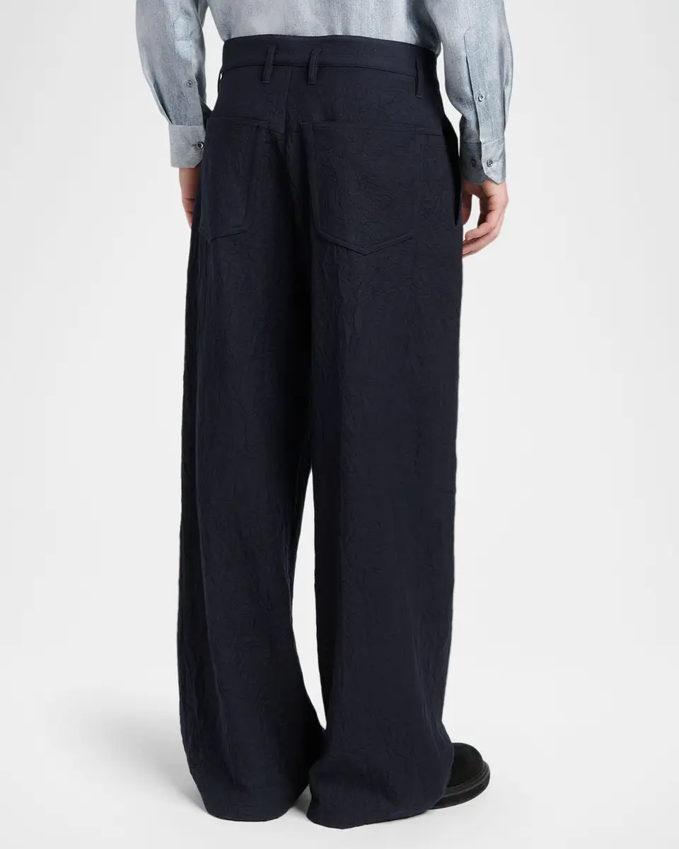 Giorgio Armani Men's Virgin Wool Pants | Thumbnail 3