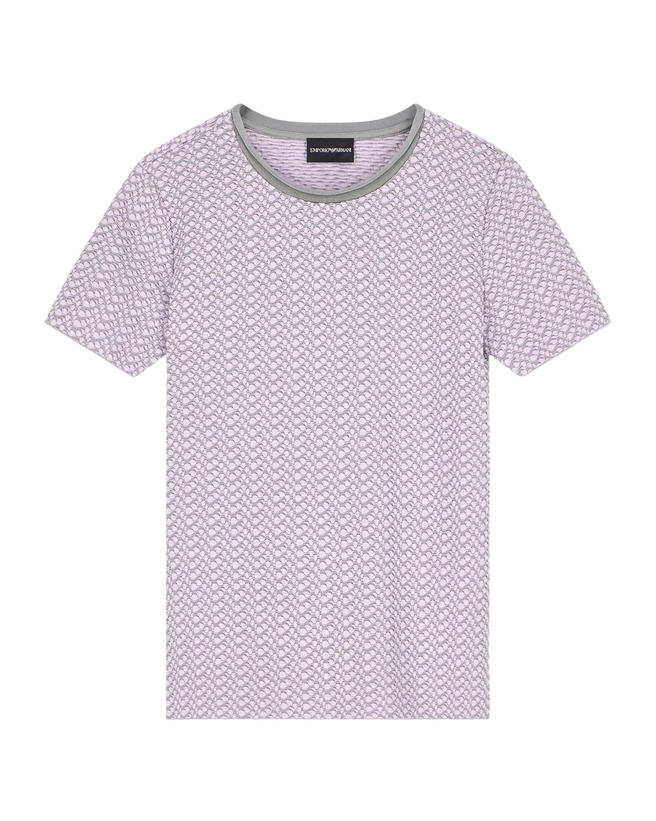 Emporio Armani Abstract Knit Rolled-Neck Sweater