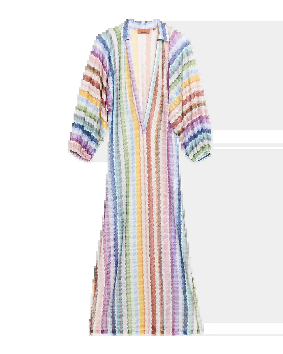 Missoni Zig Zag Knit Maxi Dress Coverup | Thumbnail 5 Missoni Zig Zag Knit Maxi Dress Coverup | Thumbnail 5