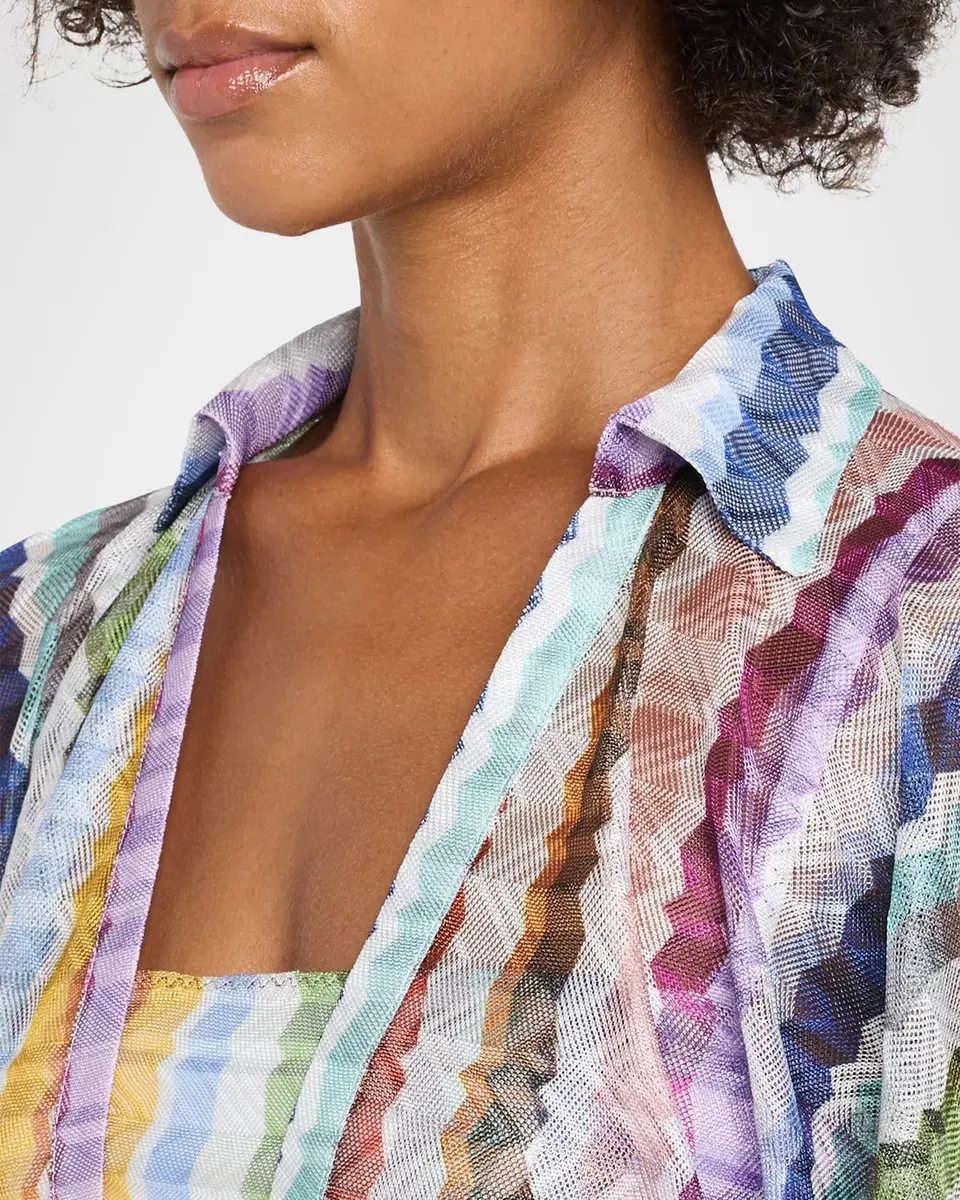 Missoni Zig Zag Knit Maxi Dress Coverup | Thumbnail 8 Missoni Zig Zag Knit Maxi Dress Coverup | Thumbnail 8
