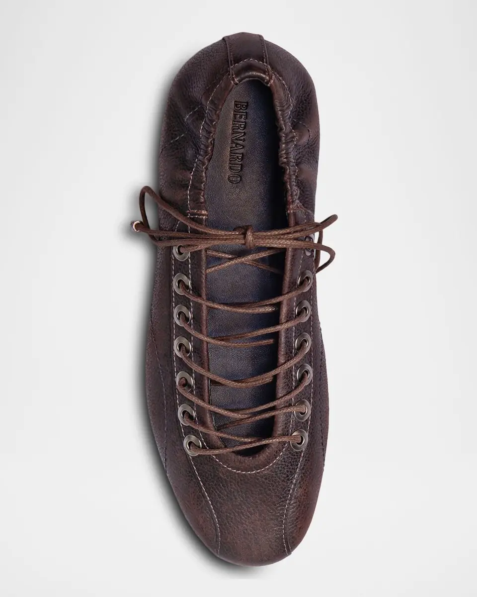 Bernardo Billie Leather Sneakerina Flats | Thumbnail 4 Bernardo Billie Leather Sneakerina Flats | Thumbnail 4