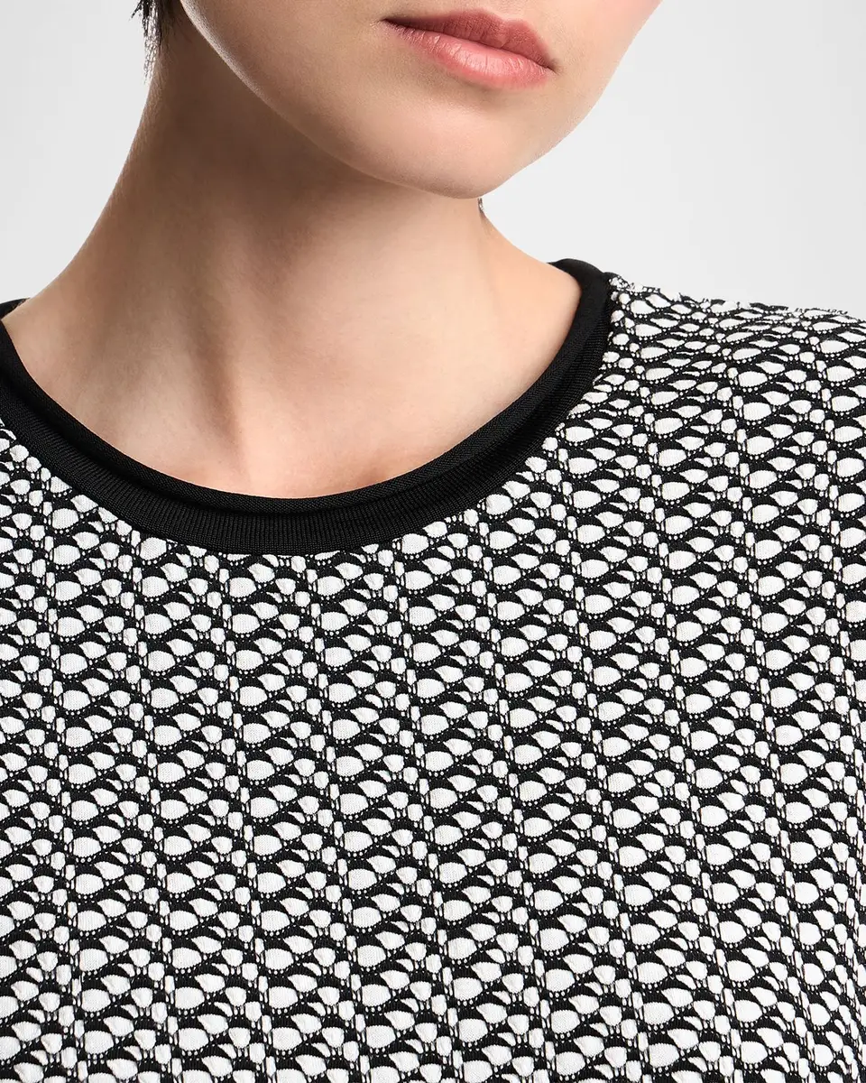 Emporio Armani Abstract Knit Rolled-Neck Sweater | Thumbnail 5 Emporio Armani Abstract Knit Rolled-Neck Sweater | Thumbnail 5