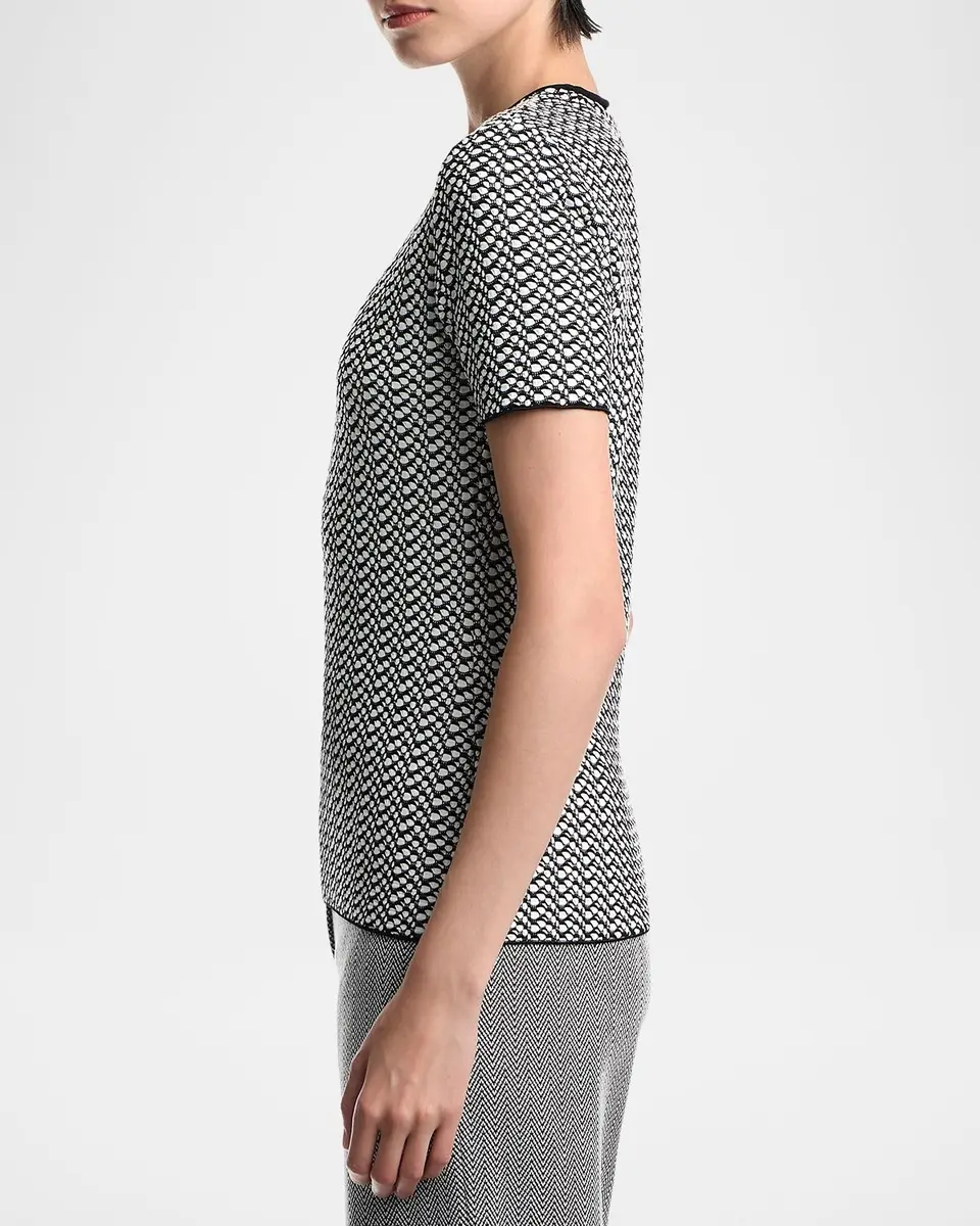 Emporio Armani Abstract Knit Rolled-Neck Sweater | Thumbnail 6 Emporio Armani Abstract Knit Rolled-Neck Sweater | Thumbnail 6