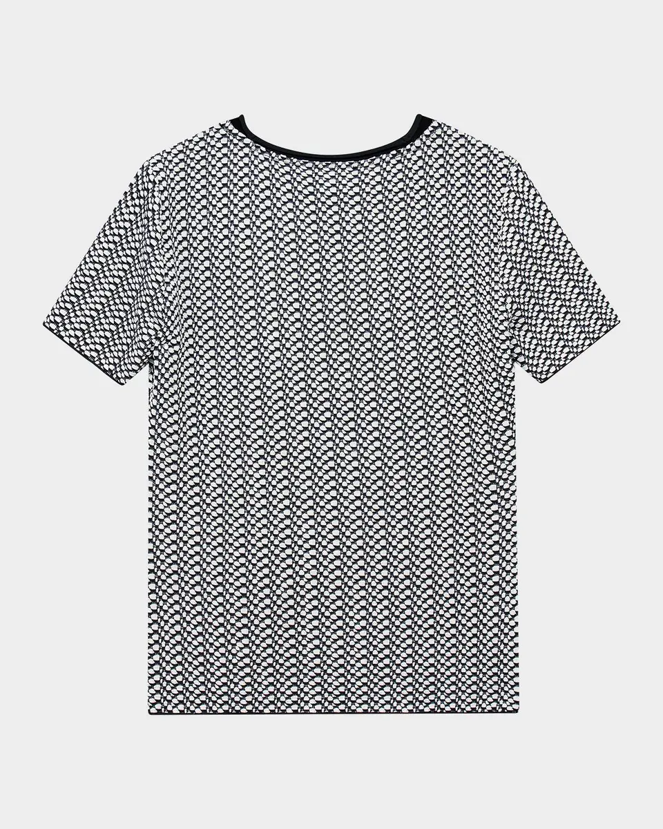 Emporio Armani Abstract Knit Rolled-Neck Sweater | Thumbnail 7 Emporio Armani Abstract Knit Rolled-Neck Sweater | Thumbnail 7