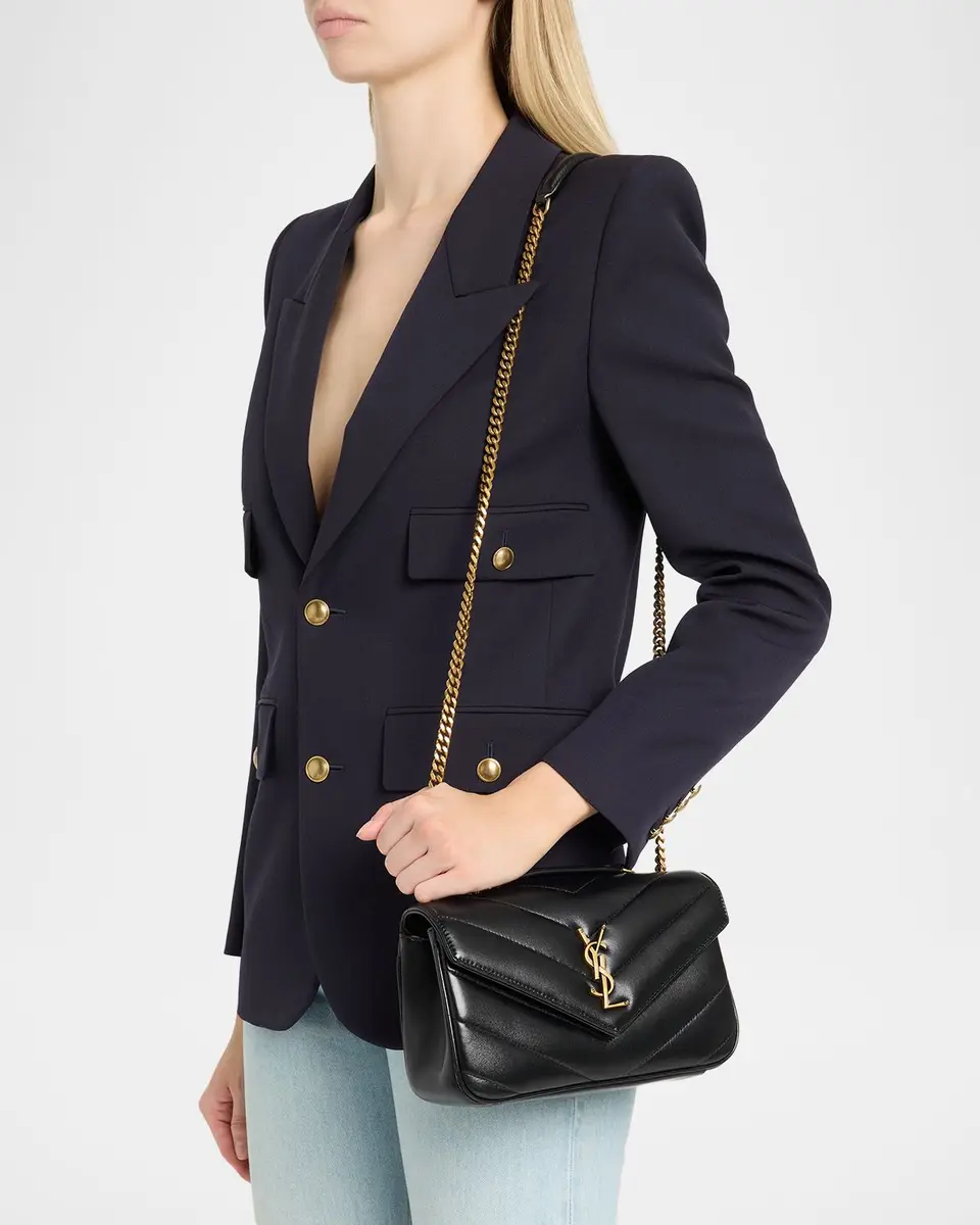 Saint Laurent Loulou YSL Quilted Leather Shoulder Bag | Thumbnail 2