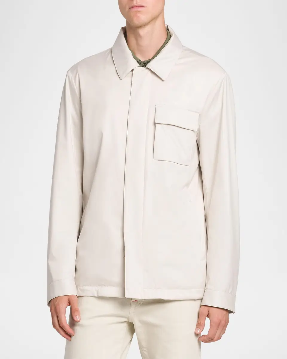 Kiton Men's Shirt Jacket | Thumbnail 4 Kiton Men's Shirt Jacket | Thumbnail 4