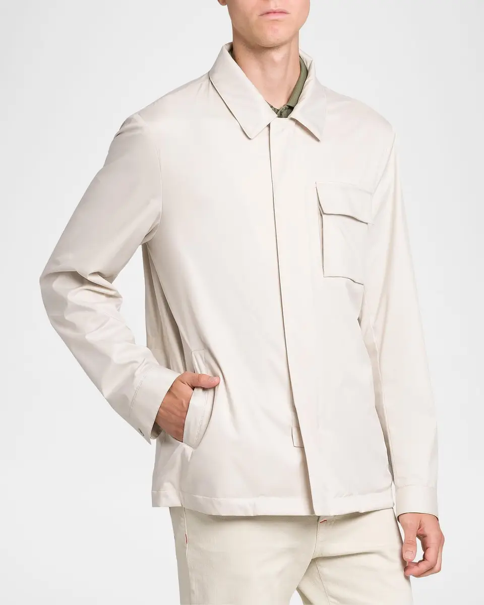 Kiton Men's Shirt Jacket | Thumbnail 6 Kiton Men's Shirt Jacket | Thumbnail 6
