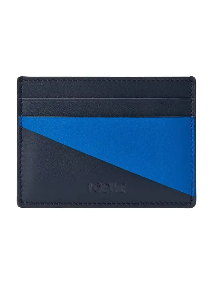 Men's Color-Block Leather Card Holder Men's Color-Block Leather Card Holder
