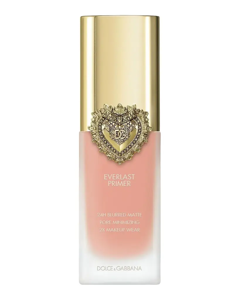 Dolce and Gabbana Beauty Everlast Primer glass bottle with gold cap