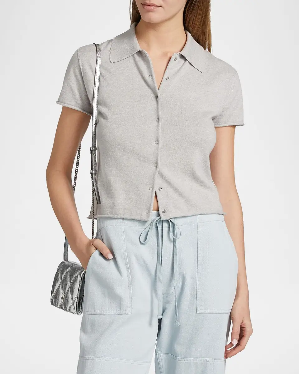 RE/DONE The Conway Cotton-Blend Polo Shirt | Thumbnail 4 RE/DONE The Conway Cotton-Blend Polo Shirt | Thumbnail 4