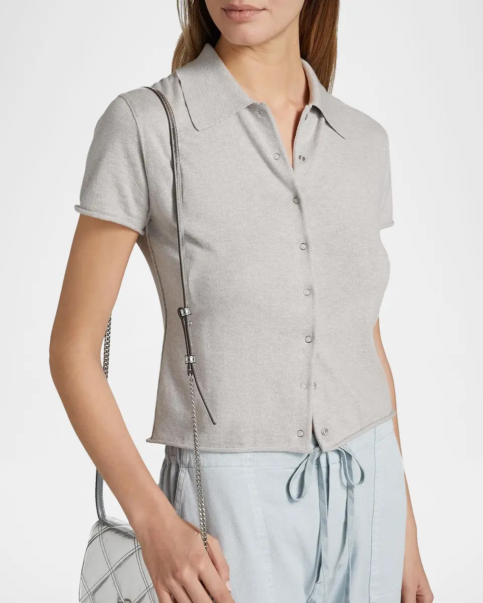 RE/DONE The Conway Cotton-Blend Polo Shirt | Thumbnail 5 RE/DONE The Conway Cotton-Blend Polo Shirt | Thumbnail 5