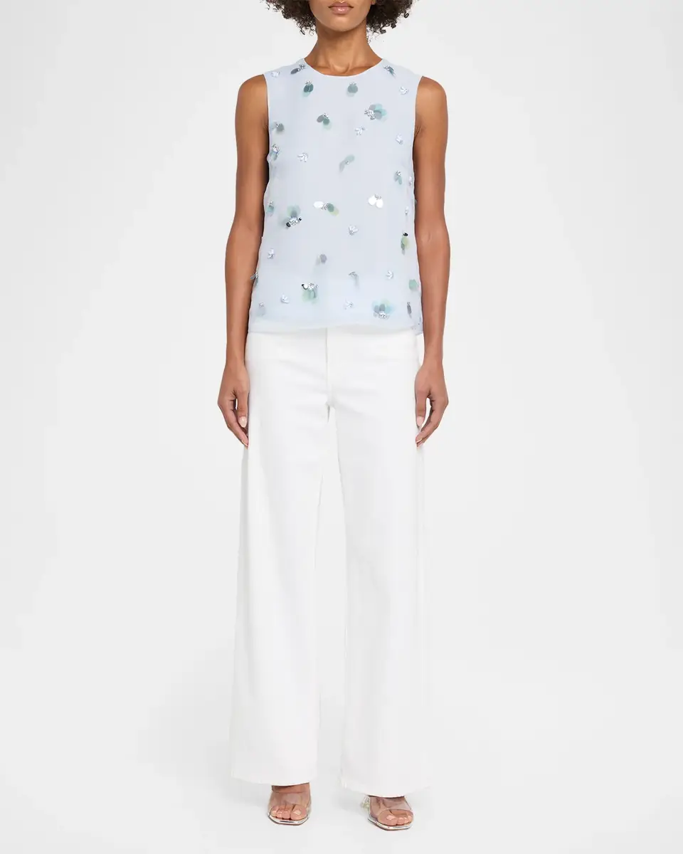 Simkhai Celia Sequined Sleeveless Top | Thumbnail 2 Simkhai Celia Sequined Sleeveless Top | Thumbnail 2