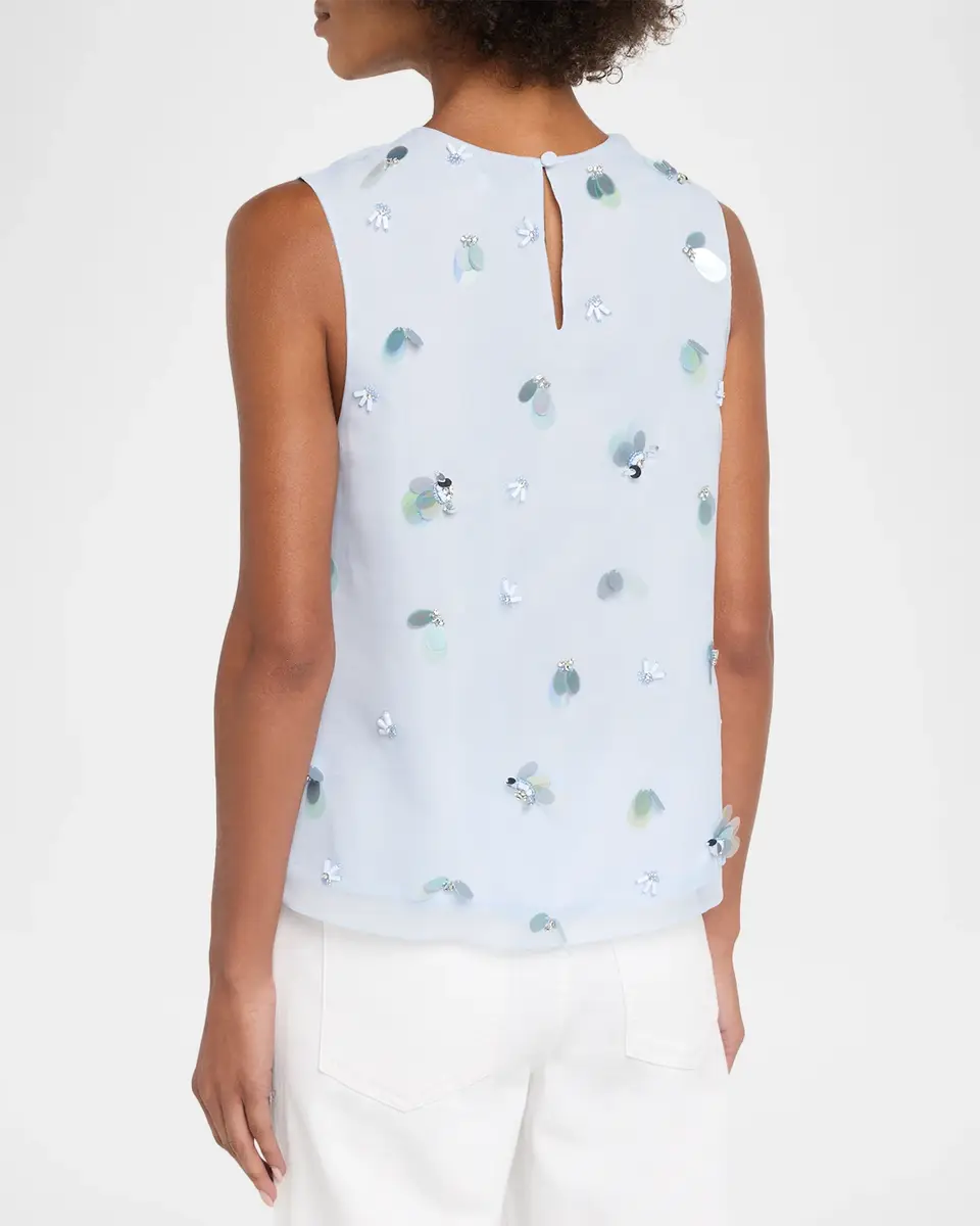 Simkhai Celia Sequined Sleeveless Top | Thumbnail 3 Simkhai Celia Sequined Sleeveless Top | Thumbnail 3