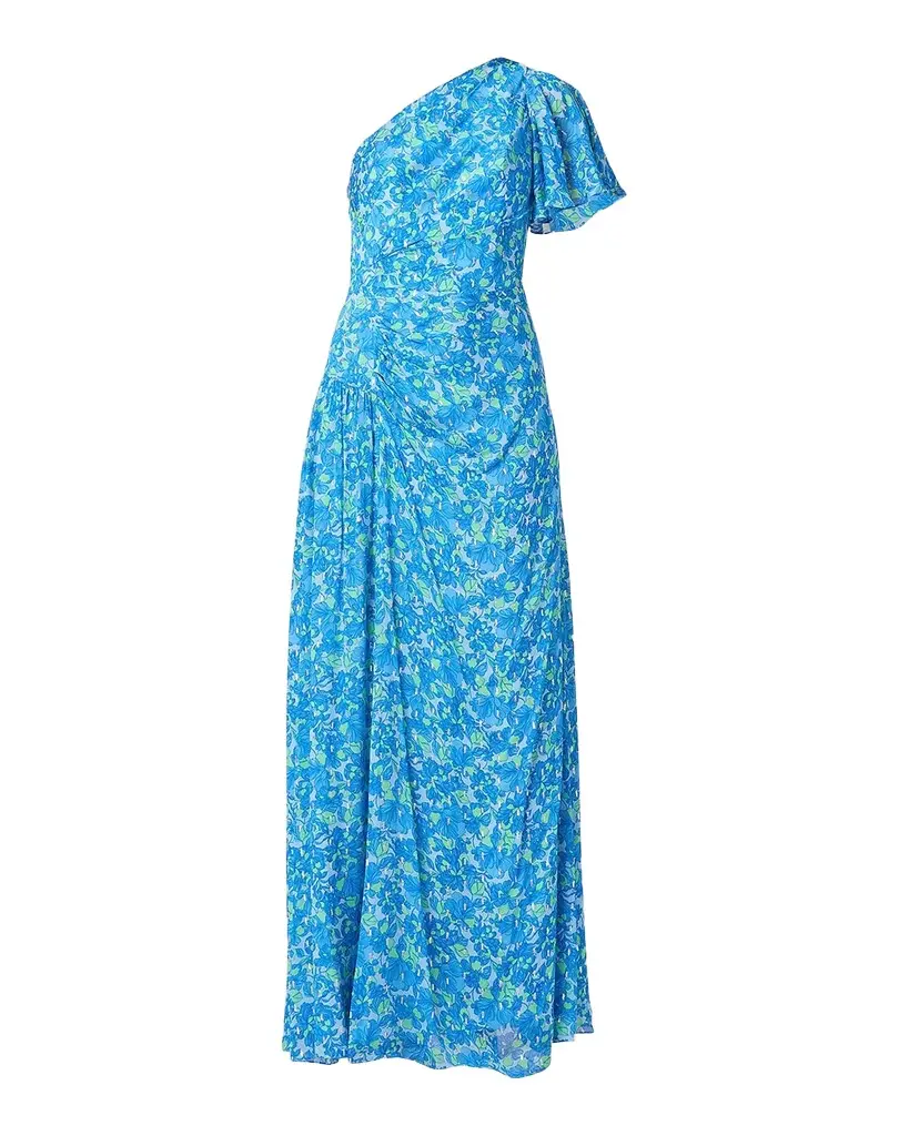 Shoshanna Latissa One-Shoulder Maxi Dress | Image 1 Shoshanna Latissa One-Shoulder Maxi Dress | Image 1
