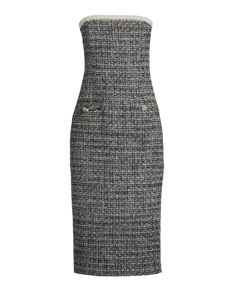 Likely Jules Tweed Strapless Dress | Image 1 Likely Jules Tweed Strapless Dress | Image 1