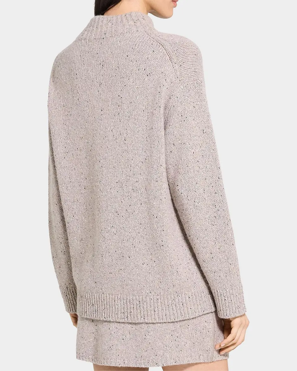 Theory Oversized Drawstring Wool-Blend Pullover Sweater | Thumbnail 3 Theory Oversized Drawstring Wool-Blend Pullover Sweater | Thumbnail 3