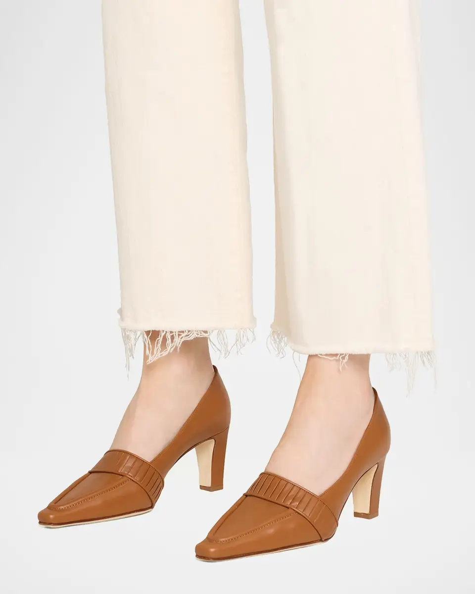 Manolo Blahnik 85mm Mindita Leather Pumps | Thumbnail 2 Manolo Blahnik 85mm Mindita Leather Pumps | Thumbnail 2