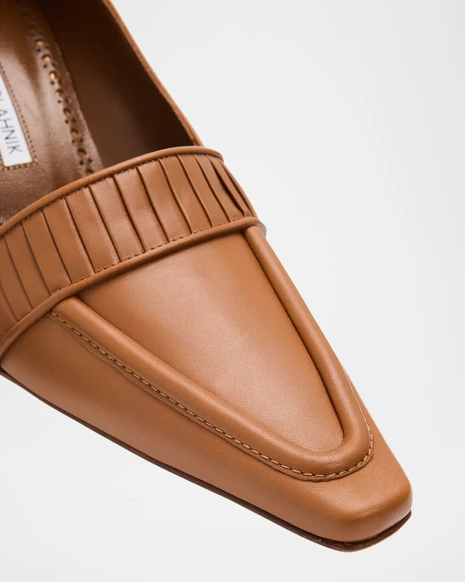 Manolo Blahnik 85mm Mindita Leather Pumps | Thumbnail 5 Manolo Blahnik 85mm Mindita Leather Pumps | Thumbnail 5