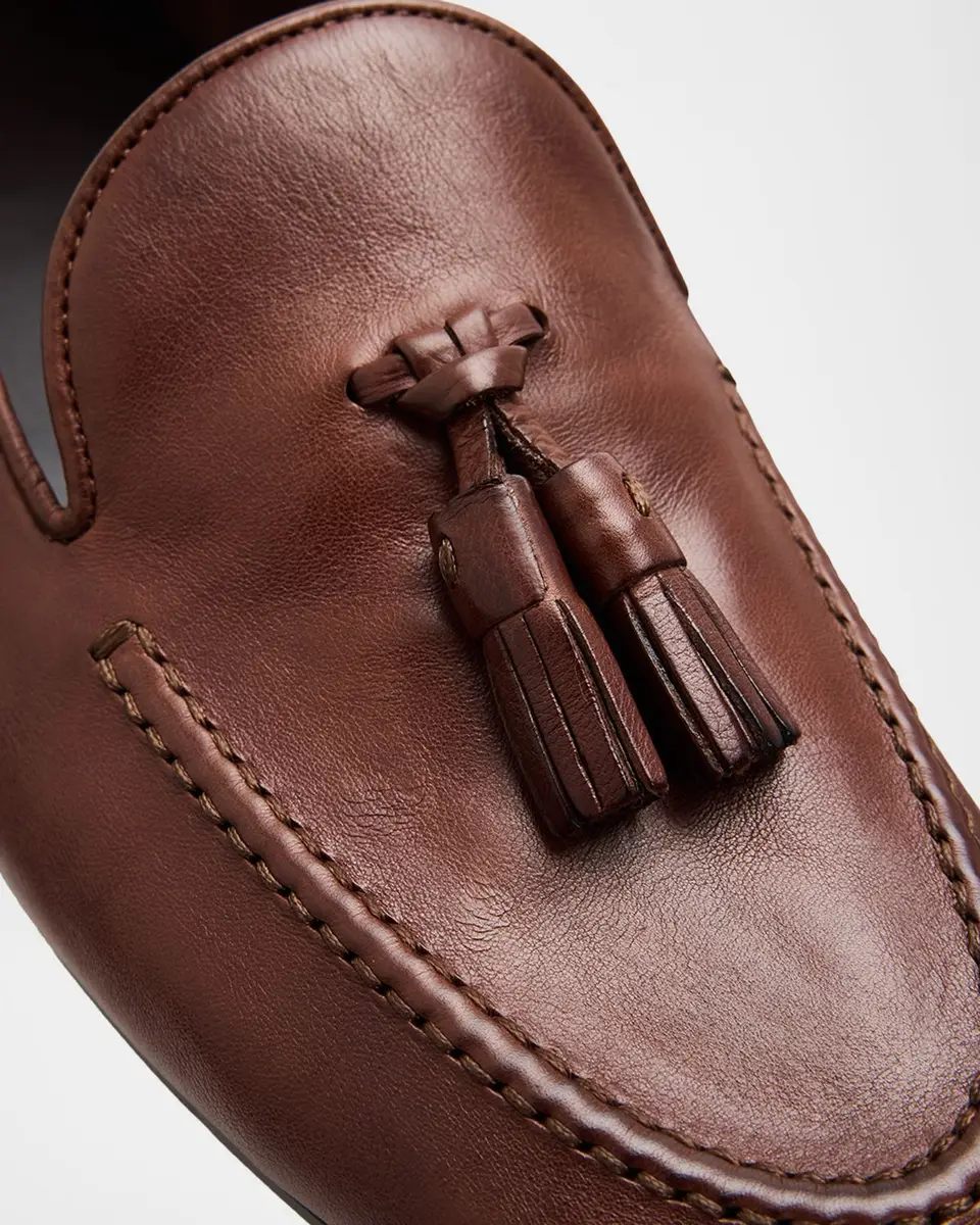 The Row Caden Leather Tassel Loafers | Thumbnail 3 The Row Caden Leather Tassel Loafers | Thumbnail 3