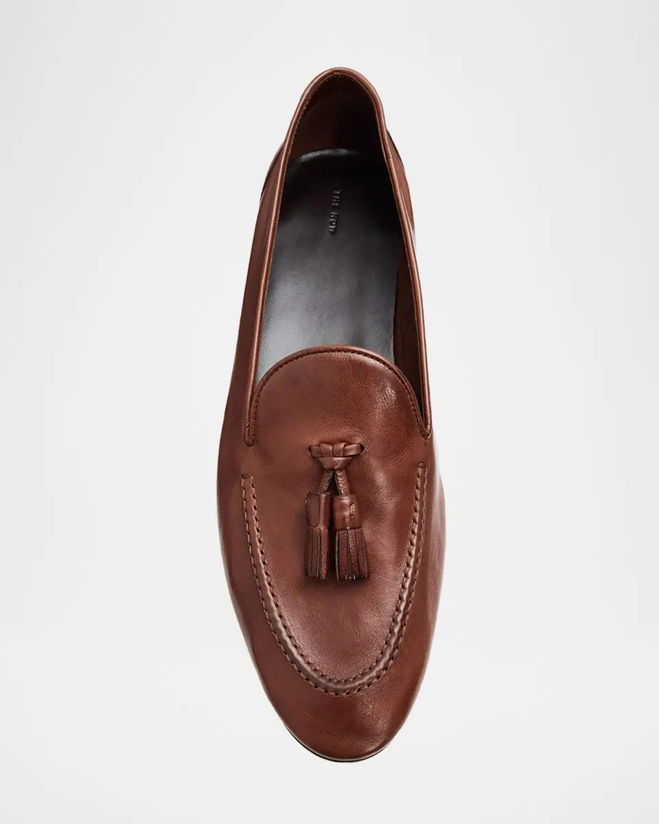 The Row Caden Leather Tassel Loafers | Thumbnail 4 The Row Caden Leather Tassel Loafers | Thumbnail 4