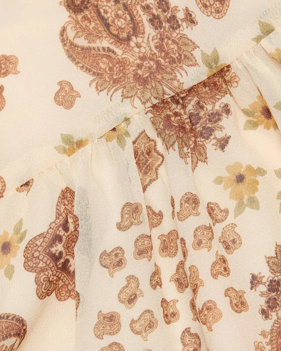 PAIGE Delamar Paisley Silk Blouse | Thumbnail 6