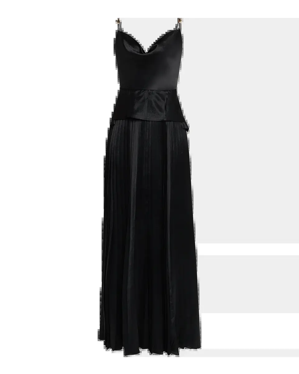 Jason Wu Collection Cowl-Neck Pleated Satin Peplum Gown | Thumbnail 5 Jason Wu Collection Cowl-Neck Pleated Satin Peplum Gown | Thumbnail 5