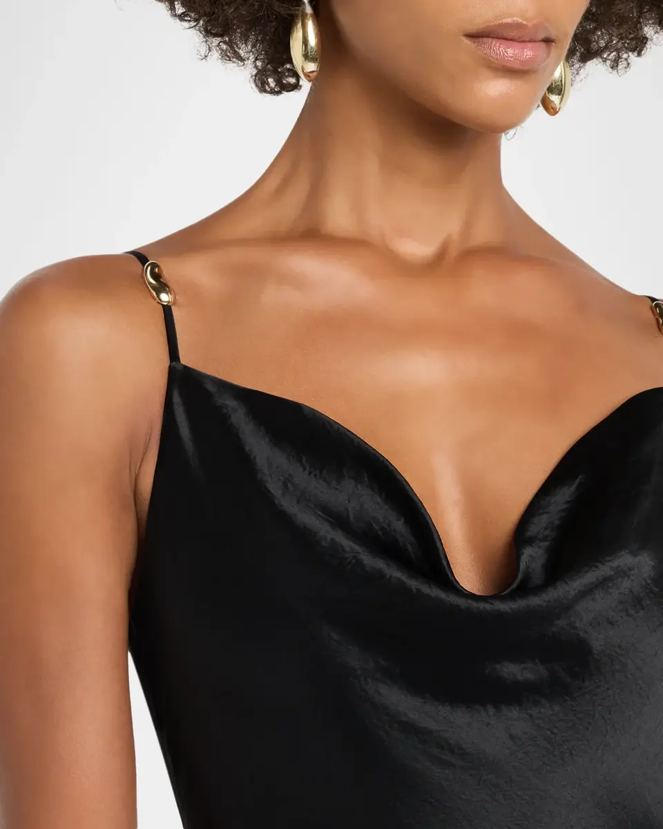 Jason Wu Collection Cowl-Neck Pleated Satin Peplum Gown | Thumbnail 8 Jason Wu Collection Cowl-Neck Pleated Satin Peplum Gown | Thumbnail 8