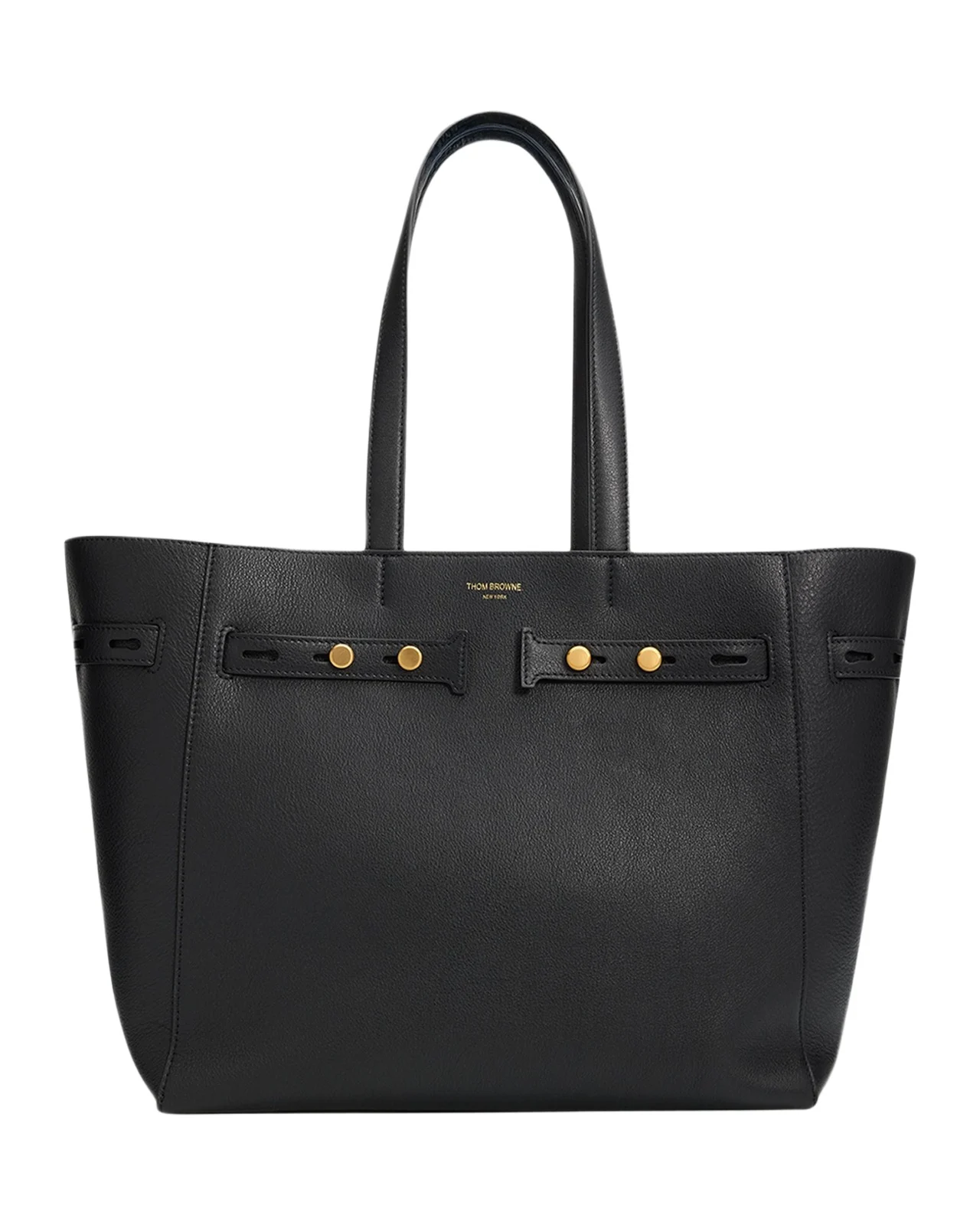 Thom Browne Mrs. Thom Grain Leather Tote Bag