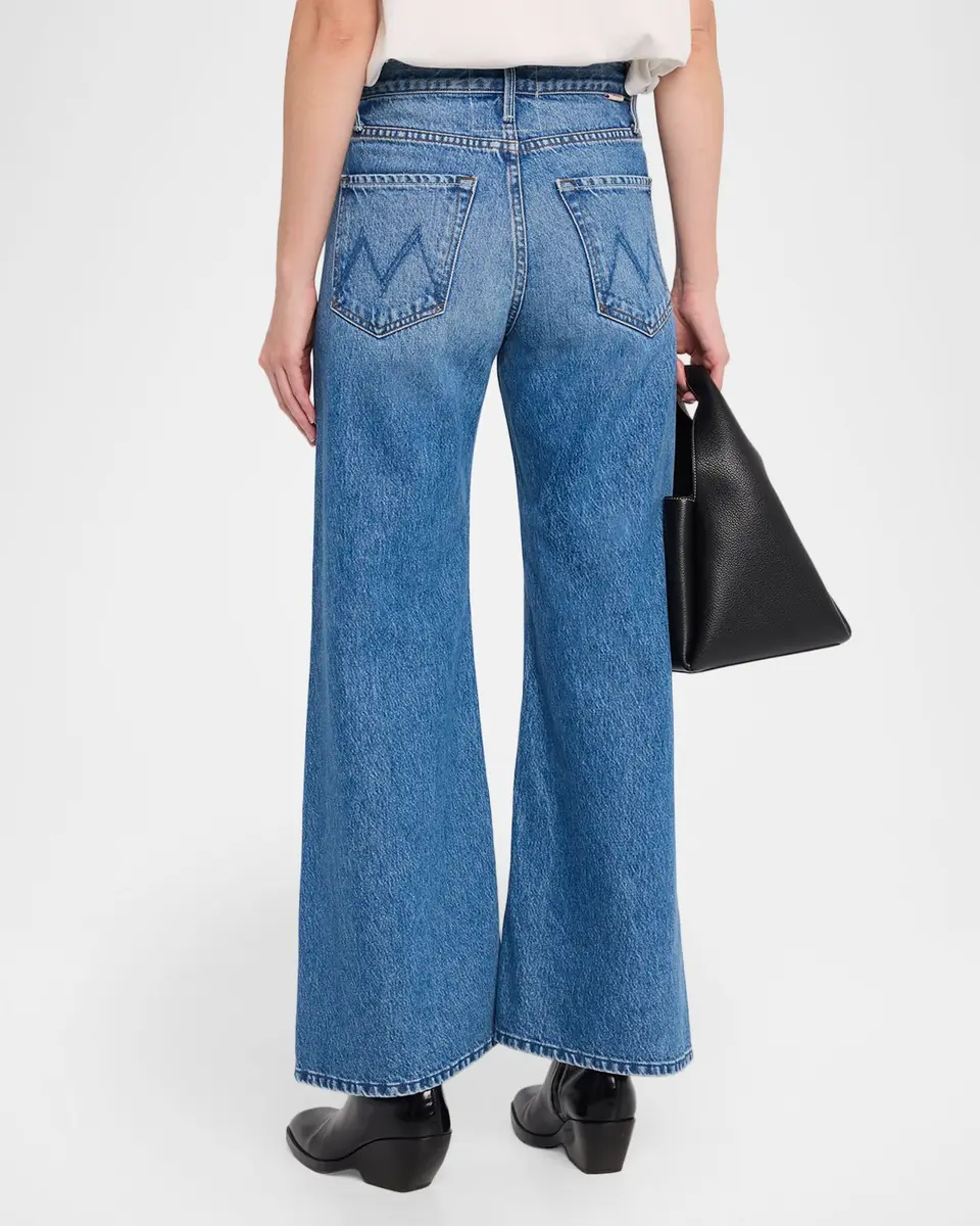 Mother Lil Lemon Twist Wide-Leg Jeans | Thumbnail 3 Mother Lil Lemon Twist Wide-Leg Jeans | Thumbnail 3