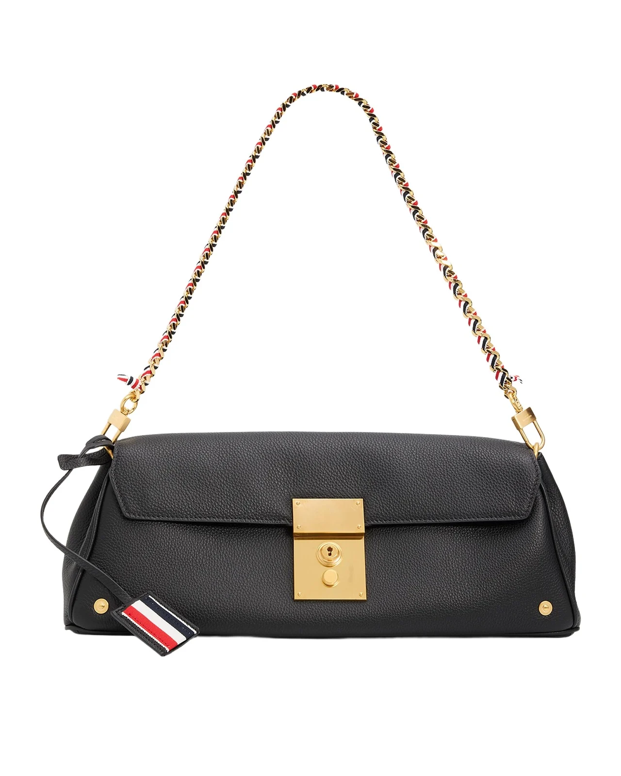 Thom Browne Mrs. Thom Grain Leather Clutch Bag